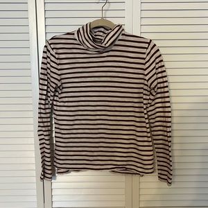 Madewell striped turtleneck